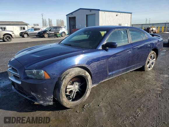 2014 Dodge Charger SXT Plus with VIN 2C3CDXJG5EH211143, listed as a Copart auction lot 47059765 with 143,403 mi miles and Salvage Title. Bid and sale history available at carsss.com. Image 1.