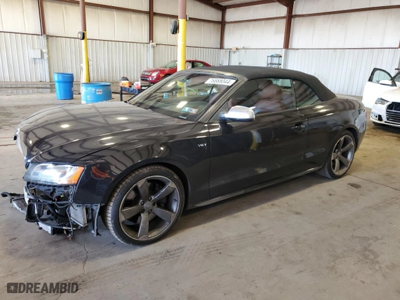 2010 Audi S5 Prestige with VIN WAUVGAFH4AN017437, listed as a Copart auction lot 76888044 with 0 mi miles and Salvage Title. Bid and sale history available at carsss.com. Image 1.