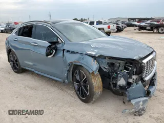 2022 Infiniti QX55 Sensory with VIN 3PCAJ5L38NF104572, listed as a Copart auction lot 79046904 with 23,736 mi miles and Salvage title. Bid and sale history available at DreamBid. Image 4.