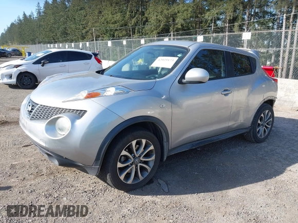 2012 Nissan Juke SL with VIN JN8AF5MV5CT109342, listed as a IAAI auction lot 42025173 with 163,104 mi miles. Bid and sale history available at carsss.com. Image 2.