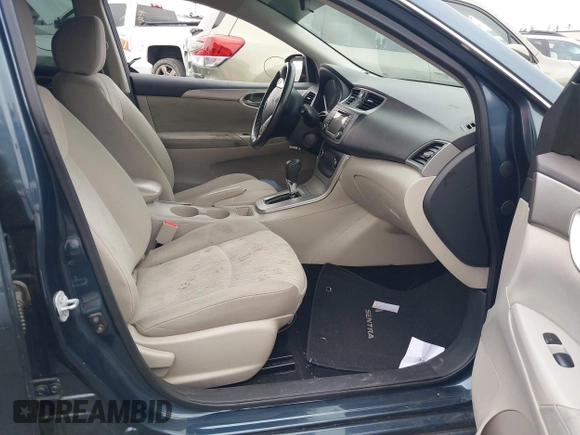 2015 Nissan Sentra S with VIN 3N1AB7AP4FY363387, listed as a IAAI auction lot 41862097 with 132,970 mi miles. Bid and sale history available at carsss.com. Image 5.