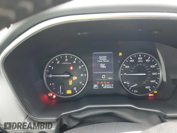 2023 Subaru Outback Onyx with VIN 4S4BTAJC8P3132913, listed as a Copart auction lot 56290105 with 48,348 mi miles and Salvage title. Bid and sale history available at DreamBid. Image 9.