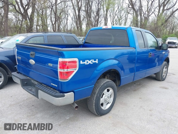 2012 Ford F-150 XL with VIN 1FTEX1EM5CFA70825, listed as a IAAI auction lot 41949721 with 247,112 mi miles and . Bid and sale history available at carsss.com. Image 4.