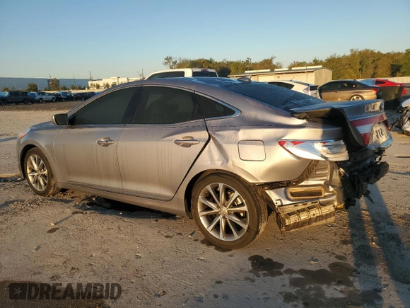2016 Hyundai Azera with VIN KMHFG4JG8GA569641, listed as a Copart auction lot 48692095 with 81,532 mi miles and Salvage title. Bid and sale history available at DreamBid. Image 2.