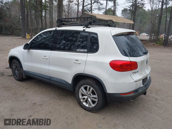 2012 Volkswagen Tiguan with VIN WVGCV7AX5CW508206, listed as a IAAI auction lot 41612007 with 116,455 mi miles and . Bid and sale history available at DreamBid. Image 3.