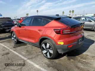 2022 Volvo C40 Recharge Pure Electric Ultimate with VIN YV4ED3GB1N2005803, listed as a Copart auction lot 83553344 with 24,962 mi miles and Salvage Title. Bid and sale history available at carsss.com. Image 2.