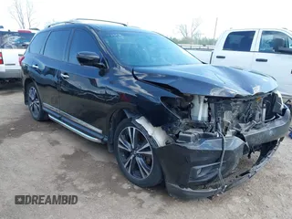 2018 Nissan Pathfinder SL with VIN 5N1DR2MMXJC649946, listed as a IAAI auction lot 41904597 with 153,854 mi miles and . Bid and sale history available at DreamBid. Image 1.