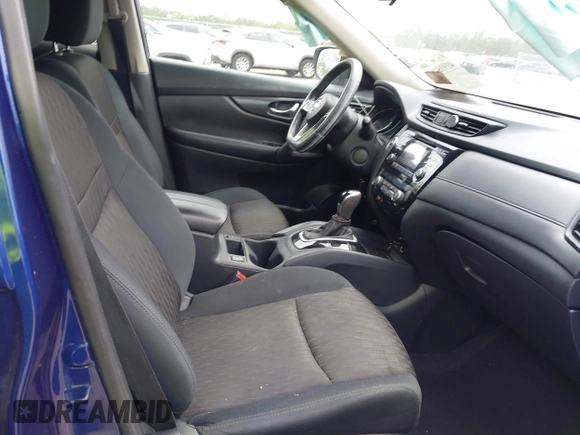 2017 Nissan Rogue SL with VIN 5N1AT2MV9HC874091, listed as a IAAI auction lot 41918485 with 142,185 mi miles. Bid and sale history available at carsss.com. Image 5.