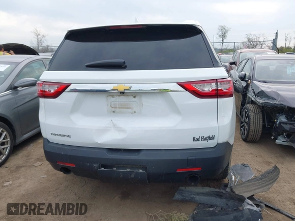 2020 Chevrolet Traverse LS z VIN 1GNERFKW7LJ258845, wystawiony jako IAAI lot #42013350 z przebiegiem 106 649 mil mil oraz . Historia ofert i sprzedaży dostępna na DreamBid. Obrazek 17.