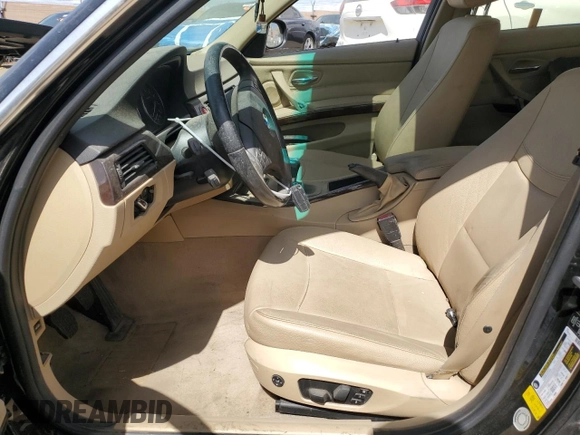 2011 BMW 3 Series 335i with VIN WBAPM5C54BE435971, listed as a Copart auction lot 52013735 with 0 mi miles and Salvage Title. Bid and sale history available at carsss.com. Image 7.
