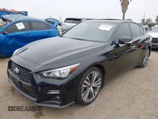 2023 Infiniti Q50 Sensory z VIN JN1EV7CP9PM511527, wystawiony jako IAAI lot #42490195 z przebiegiem 34 031 mil mil oraz . Historia ofert i sprzedaży dostępna na DreamBid. Obrazek 19.
