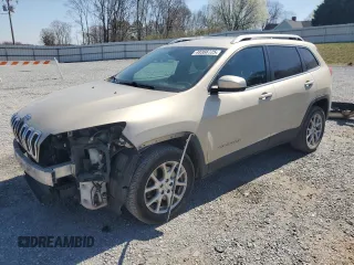 2014 Jeep Cherokee Latitude with VIN 1C4PJLCS0EW221953, listed as a Copart auction lot 48366725 with 181,472 mi miles and Salvage Title. Bid and sale history available at carsss.com. Image 1.