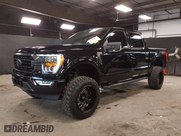 2021 Ford F-150 XL with VIN 1FTFW1E57MFA64154, listed as a IAAI auction lot 42480601 with 39,339 mi miles and . Bid and sale history available at DreamBid. Image 17.