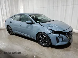 2024 Nissan Sentra SV with VIN 3N1AB8CV4RY208473, listed as a Copart auction lot 61141385 with 27,700 mi miles and Salvage title. Bid and sale history available at DreamBid. Image 4.