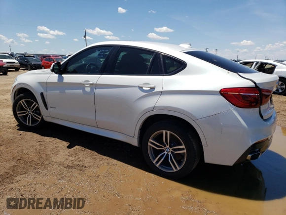 2018 BMW X6 xDrive35i with VIN 5UXKU2C57J0X49264, listed as a Copart auction lot 52534503 with 36,821 mi miles. Bid and sale history available at carsss.com. Image 2.