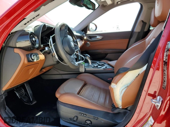 2018 Alfa Romeo Giulia Ti Sport with VIN ZARFAECN7J7589588, listed as a Copart auction lot 48062563 with 65,303 mi miles. Bid and sale history available at carsss.com. Image 7.
