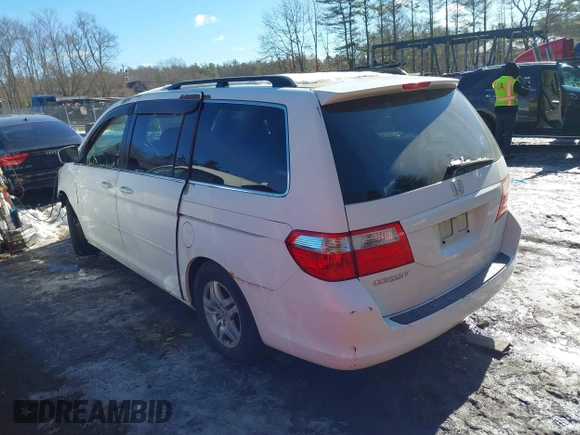 2007 Honda Odyssey EX-L with VIN 5FNRL38637B127782, listed as a IAAI auction lot 41590102 with 194,590 mi miles and . Bid and sale history available at DreamBid. Image 3.