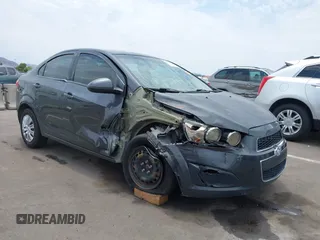 2013 Chevrolet Sonic LS with VIN 1G1JA5SH3D4218152, listed as a IAAI auction lot 42760398 with Not provided miles and . Bid and sale history available at DreamBid. Image 1.