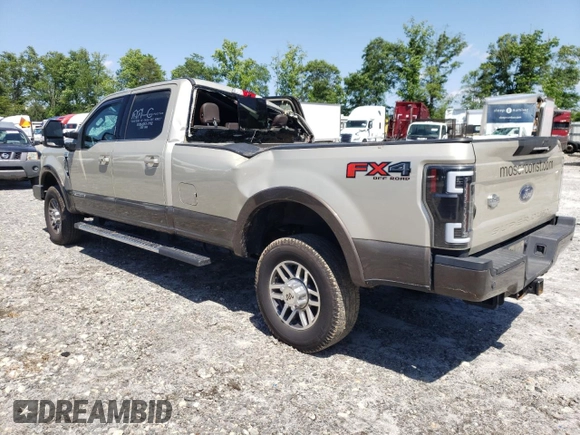 2017 Ford F-350 Platinum with VIN 1FT8W3BT8HEE00252, listed as a Copart auction lot 57881055 with Not provided miles and Non repairable. Bid and sale history available at DreamBid. Image 2.