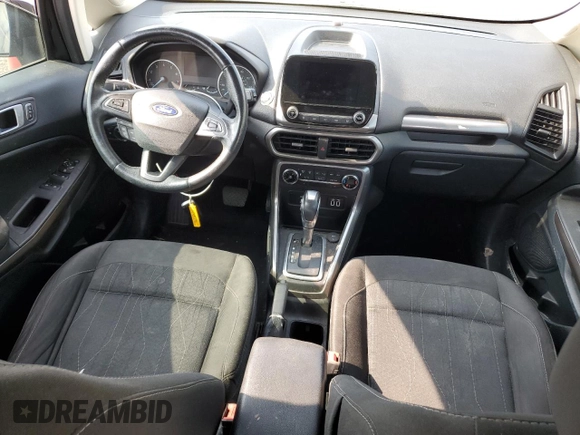2019 Ford EcoSport SE z VIN MAJ3S2GE8KC267317, wystawiony jako Copart lot #53885175 z przebiegiem 51 737 mil mil oraz Szkody całkowita. Historia ofert i sprzedaży dostępna na DreamBid. Obrazek 8.