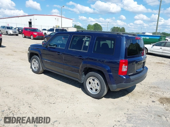 2014 Jeep Patriot Sport with VIN 1C4NJPBA0ED690558, listed as a IAAI auction lot 42780031 with 112,065 mi miles and . Bid and sale history available at DreamBid. Image 3.