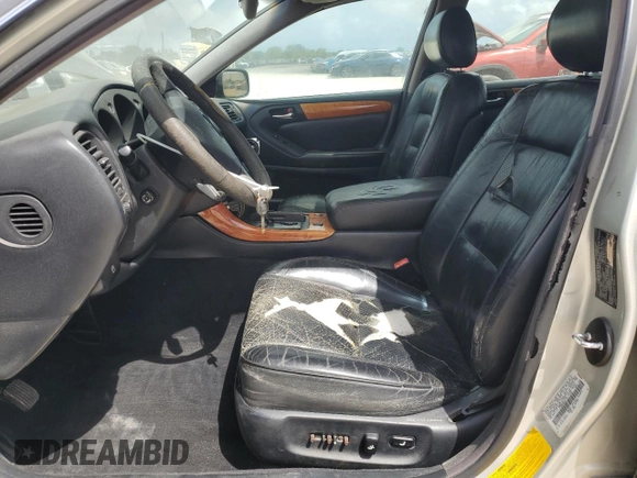 2000 Lexus GS 300 with VIN JT8BD68S7Y0110706, listed as a Copart auction lot 51498965 with 191,625 mi miles and Salvage Title. Bid and sale history available at DreamBid. Image 7.