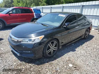 2017 Honda Accord Sedan Sport with VIN 1HGCR2F55HA278594, listed as a Copart auction lot 53031695 with 141,022 mi miles and Salvage Title. Bid and sale history available at carsss.com. Image 1.