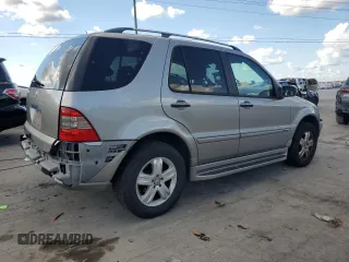 2005 Mercedes-Benz M-Class 3.7L with VIN 4JGAB57E15A542461, listed as a Copart auction lot 72513054 with 173,203 mi miles and Salvage Title. Bid and sale history available at carsss.com. Image 3.