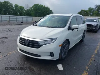 2022 Honda Odyssey Elite with VIN 5FNRL6H91NB040519, listed as a IAAI auction lot 41992662 with 34,001 mi miles and . Bid and sale history available at DreamBid. Image 17.