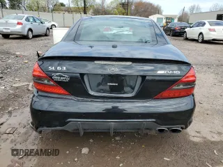 2009 Mercedes-Benz SL 55/63 AMG with VIN WDBSK70F79F157839, listed as a Copart auction lot 52350295 with 79,670 mi miles and Salvage title. Bid and sale history available at DreamBid. Image 6.