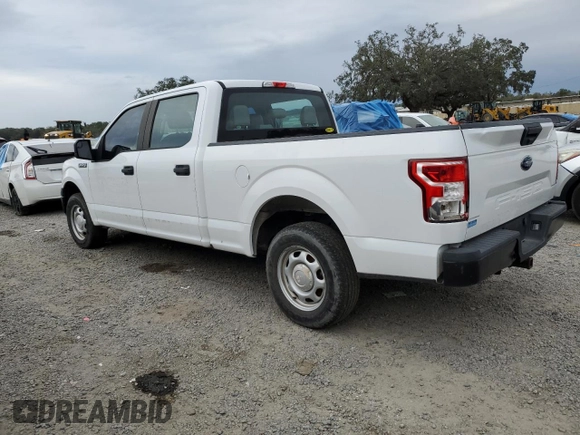 2019 Ford F-150 XL with VIN 1FTEW1C50KFC15847, listed as a Copart auction lot 88732235 with 153,898 mi miles and Salvage Title. Bid and sale history available at DreamBid. Image 2.