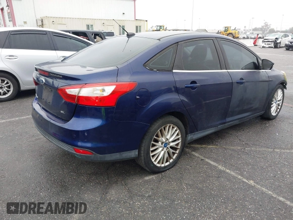 2012 Ford Focus SEL with VIN 1FAHP3H20CL149796, listed as a IAAI auction lot 41895850 with 144,668 mi miles. Bid and sale history available at carsss.com. Image 4.