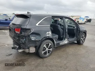 2017 Kia Sorento EX with VIN 5XYPH4A59HG301722, listed as a Copart auction lot 48353185 with 87,128 mi miles and Salvage Title. Bid and sale history available at carsss.com. Image 3.