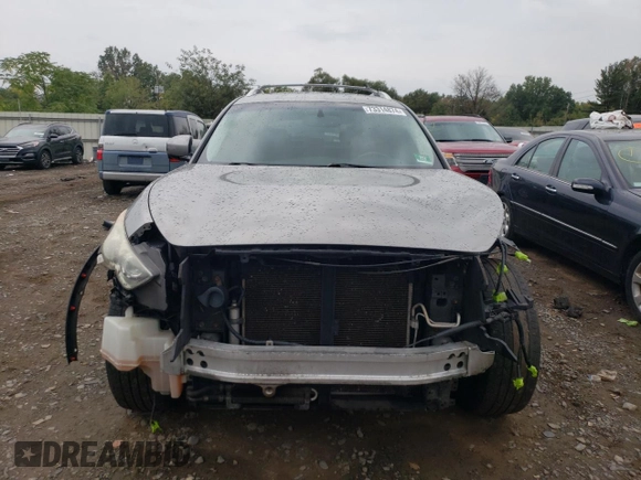 2010 Infiniti FX with VIN JN8AS1MW4AM850747, listed as a Copart auction lot 73314874 with 190,707 mi miles and Salvage Title. Bid and sale history available at DreamBid. Image 5.