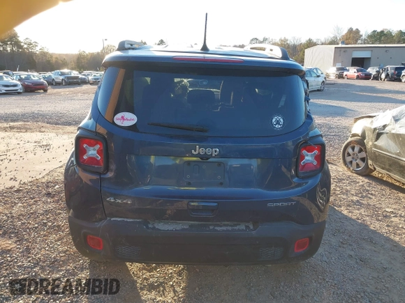 2021 Jeep Renegade Jeepster with VIN ZACNJDAB3MPM12310, listed as a IAAI auction lot 40997587 with 125,165 mi miles and . Bid and sale history available at DreamBid. Image 16.