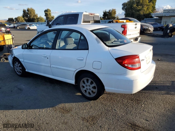 2005 Kia Rio with VIN KNADC125656373469, listed as a Copart auction lot 78943144 with 88,398 mi miles and Salvage Title. Bid and sale history available at carsss.com. Image 2.