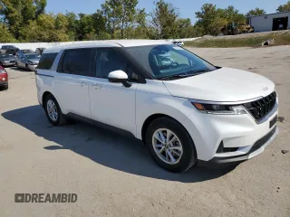 2024 Kia Carnival LX with VIN KNDNB4H3XR6352468, listed as a Copart auction lot 41516195 with 24,753 mi miles and Salvage Title. Bid and sale history available at carsss.com. Image 4.