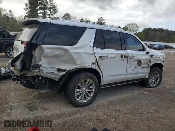2022 GMC Yukon SLE with VIN 1GKS1AKD7NR201865, listed as a Copart auction lot 49668955 with 35,298 mi miles and Salvage Title. Bid and sale history available at carsss.com. Image 3.