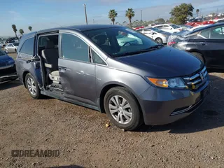2017 Honda Odyssey EX-L with VIN 5FNRL5H6XHB022539, listed as a IAAI auction lot 41702635 with 51,881 mi miles and . Bid and sale history available at DreamBid. Image 1.