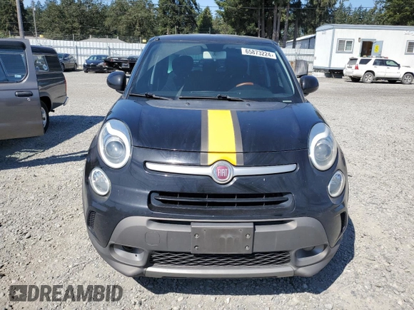 2014 FIAT 500L Trekking with VIN ZFBCFADH5EZ011227, listed as a Copart auction lot 65873224 with 110,266 mi miles and Clean Title. Bid and sale history available at carsss.com. Image 5.