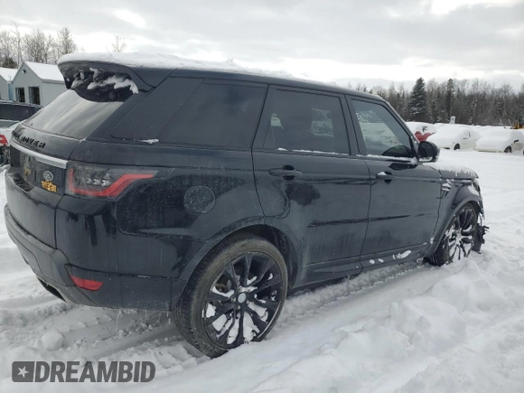 2018 Land Rover Range Rover Sport HSE with VIN SALWR2RK2JA194888, listed as a Copart auction lot 43160305 with 106,260 mi miles and Salvage title. Bid and sale history available at DreamBid. Image 3.