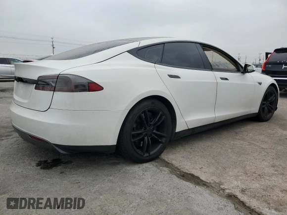 2013 Tesla Model S with VIN 5YJSA1DN4DFP13718, listed as a Copart auction lot 53118285 with Not Provided miles and Salvage Title. Bid and sale history available at carsss.com. Image 3.