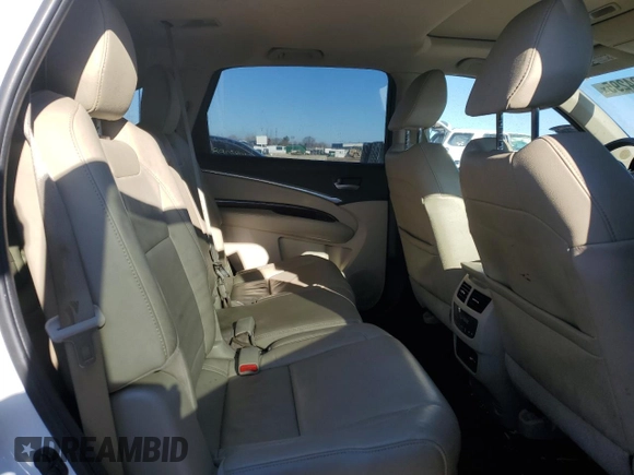 2016 Acura MDX with VIN 5FRYD4H27GB014637, listed as a Copart auction lot 88824295 with 82,713 mi miles and Salvage Title. Bid and sale history available at DreamBid. Image 11.