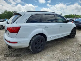 2014 Audi Q7 Premium Plus z VIN WA1LGAFE3ED003650, wystawiony jako Copart lot #64277325 z przebiegiem 167 169 mil mil oraz Szkoda całkowita • Salvage title. Historia ofert i sprzedaży dostępna na DreamBid. Obrazek 3.