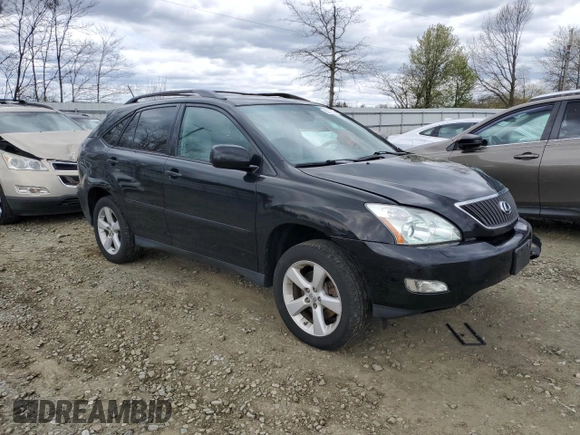 2007 Lexus RX 350 with VIN 2T2HK31U87C003739, listed as a Copart auction lot 52976005 with 121,090 mi miles and Salvage Title. Bid and sale history available at DreamBid. Image 4.