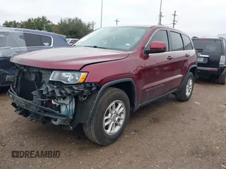 2018 Jeep Grand Cherokee Laredo E with VIN 1C4RJFAG6JC166137, listed as a IAAI auction lot 41416350 with 140,855 mi miles. Bid and sale history available at carsss.com. Image 20.
