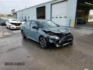 2025 Nissan Sentra SR with VIN 3N1AB8DV3SY246281, listed as a Copart auction lot 42156675 with 668 mi miles and Salvage Title. Bid and sale history available at DreamBid. Image 14.