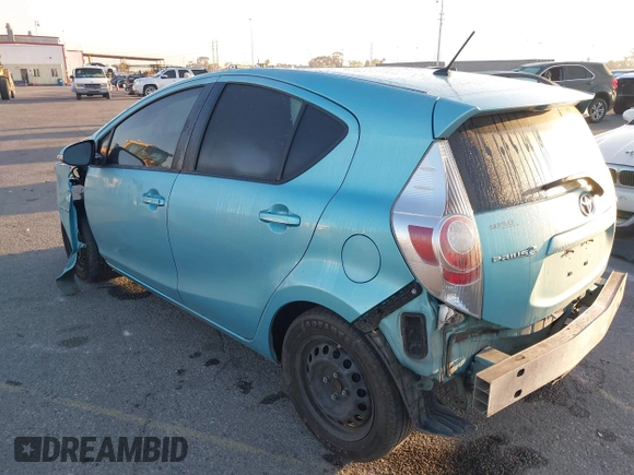 2014 Toyota Prius One with VIN JTDKDTB38E1081501, listed as a IAAI auction lot 41971792 with 96,429 mi miles and . Bid and sale history available at DreamBid. Image 14.