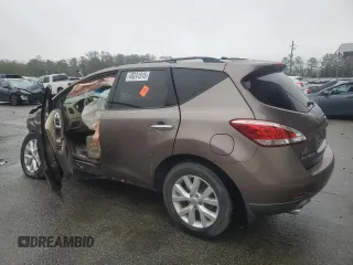 2013 Nissan Murano SL with VIN JN8AZ1MU8DW212116, listed as a Copart auction lot 48241515 with 0 mi miles and Salvage Title. Bid and sale history available at carsss.com. Image 2.