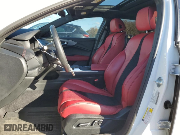 2022 Acura TLX Type S w/Performance Tire with VIN 19UUB7F91NA002465, listed as a Copart auction lot 68217054 with 18,968 mi miles and Salvage Title. Bid and sale history available at carsss.com. Image 7.